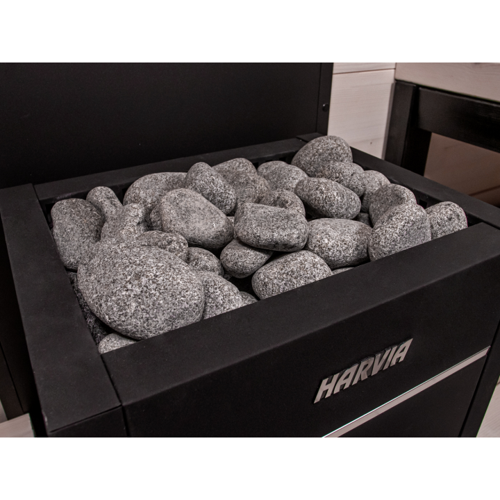 HARVIA stones, 5-10 cm, round