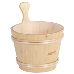 Harvia wooden pail, 7l  Harvia wooden pail, 7l