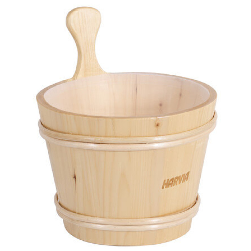 Harvia wooden pail, 7l Harvia wooden pail, 7l