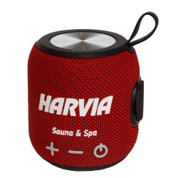 Water-resistant sauna speaker HARVIA, red  Water-resistant sauna speaker HARVIA, red