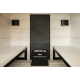 HARVIA stone wall, black frame
