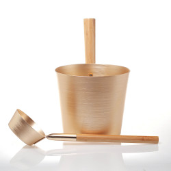 SAUFLEX bucket and ladle set 5 l, gold  SAUFLEX bucket and ladle set 5 l, gold
