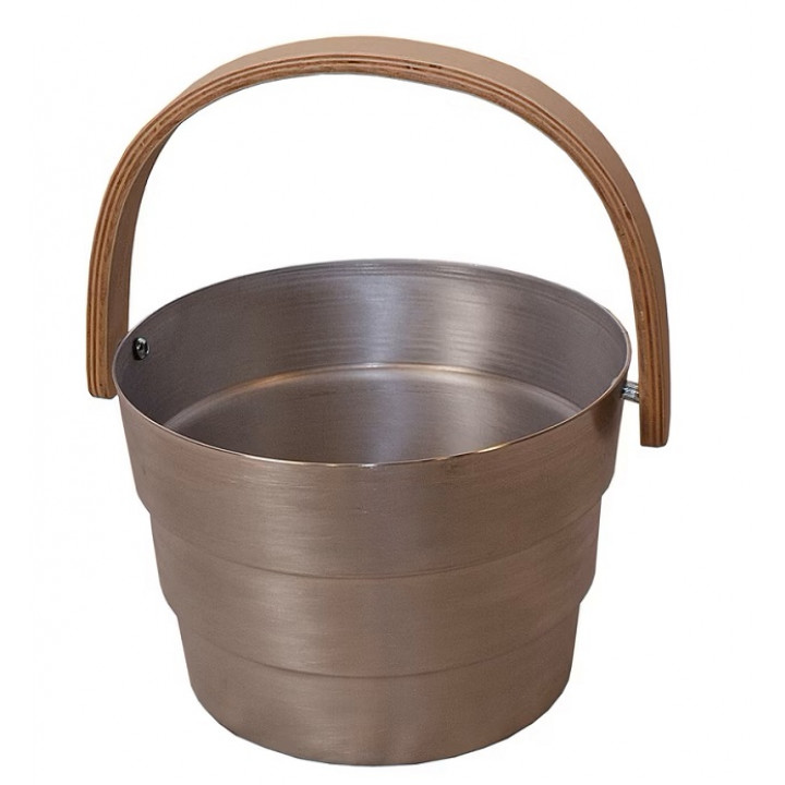 SAUNIA PYORRE bucket and ladle set 6 l, aluminium