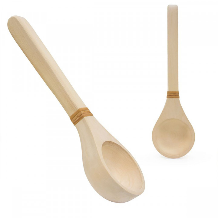 SAWO 4 l wooden pail and 36 cm ladle, pine