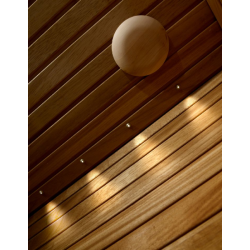 Fiber optic lighting for HARVIA Sirius sauna cabins  Fiber optic lighting for HARVIA Sirius sauna cabins