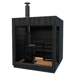 HARVIA Legend sauna with wood-burning heater  HARVIA Legend sauna with wood-burning heater