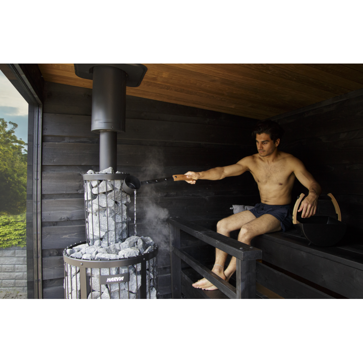 HARVIA Legend sauna with wood-burning heater