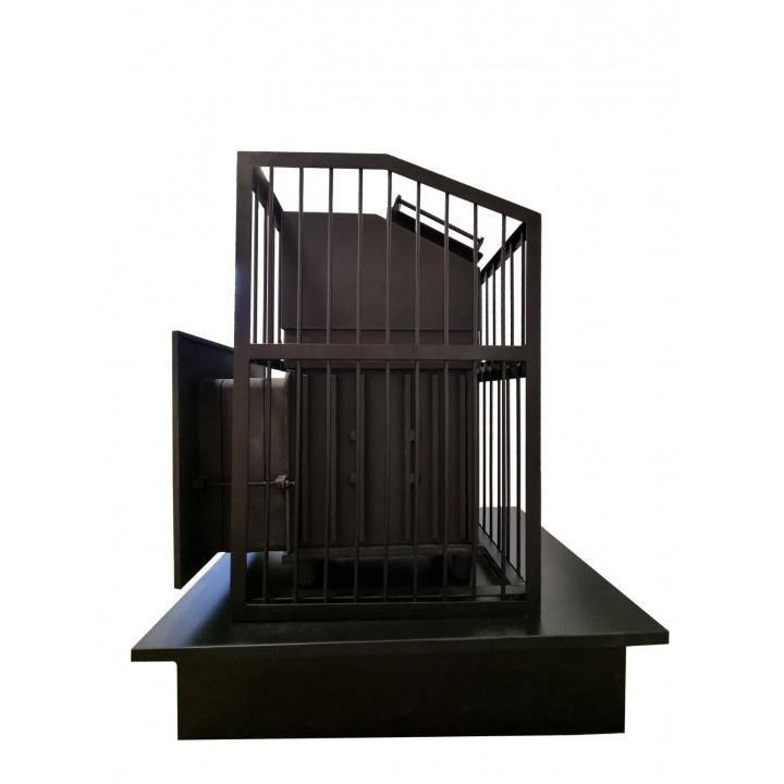 Woodburning sauna stove - SUMMIT Mont blanc extended w/stone cage