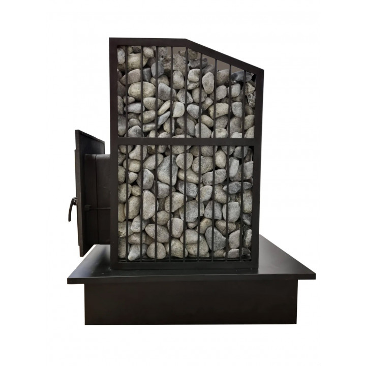 Woodburning sauna stove - SUMMIT Mont blanc extended w/stone cage