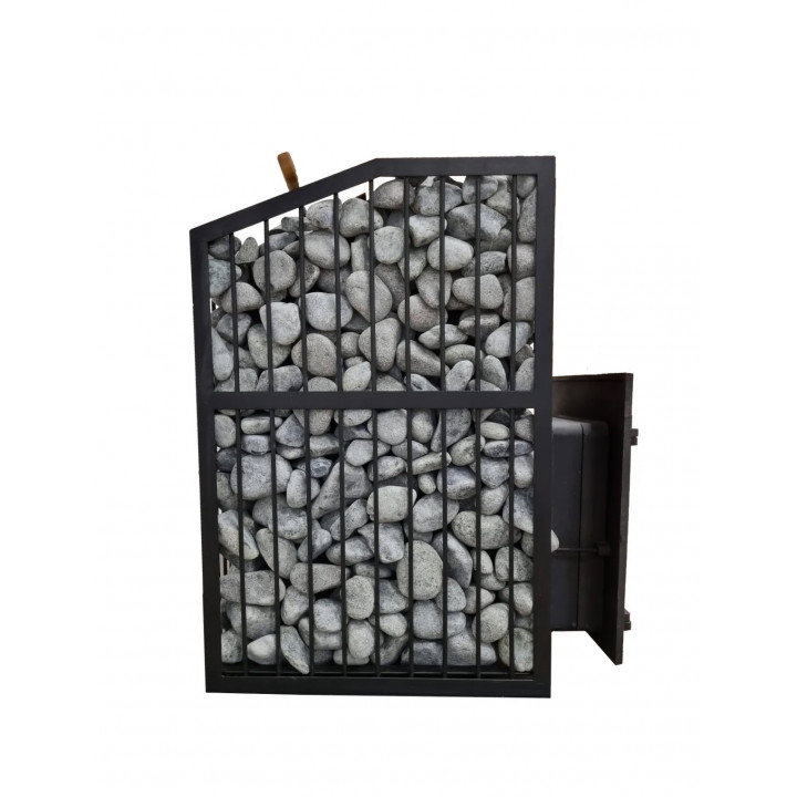 Woodburning sauna stove - SUMMIT Mont blanc extended w/stone cage