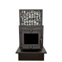 Woodburning sauna stove - SUMMIT Mont blanc extended w/stone cage - 7 Woodburning sauna stove - SUMMIT Mont blanc extended w/stone cage - 7