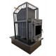 Woodburning sauna stove - SUMMIT Mont blanc extended w/stone cage