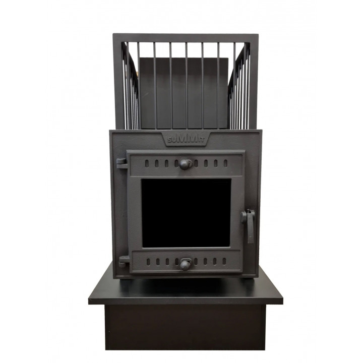 Woodburning sauna stove - SUMMIT Mont blanc extended w/stone cage