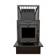 Woodburning sauna stove - SUMMIT Mont blanc extended w/stone cage