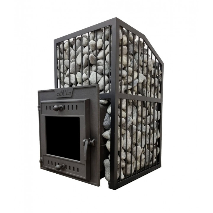 Woodburning sauna stove - SUMMIT Mont blanc extended w/stone cage