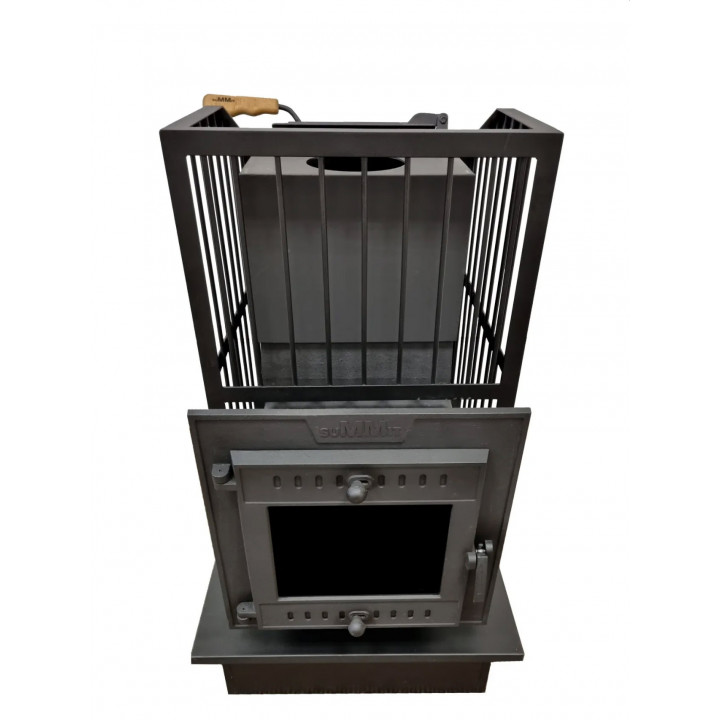 Woodburning sauna stove - SUMMIT Mont blanc extended w/stone cage