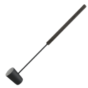 Black sauna ladle, long handle - 0 Black sauna ladle, long handle - 0
