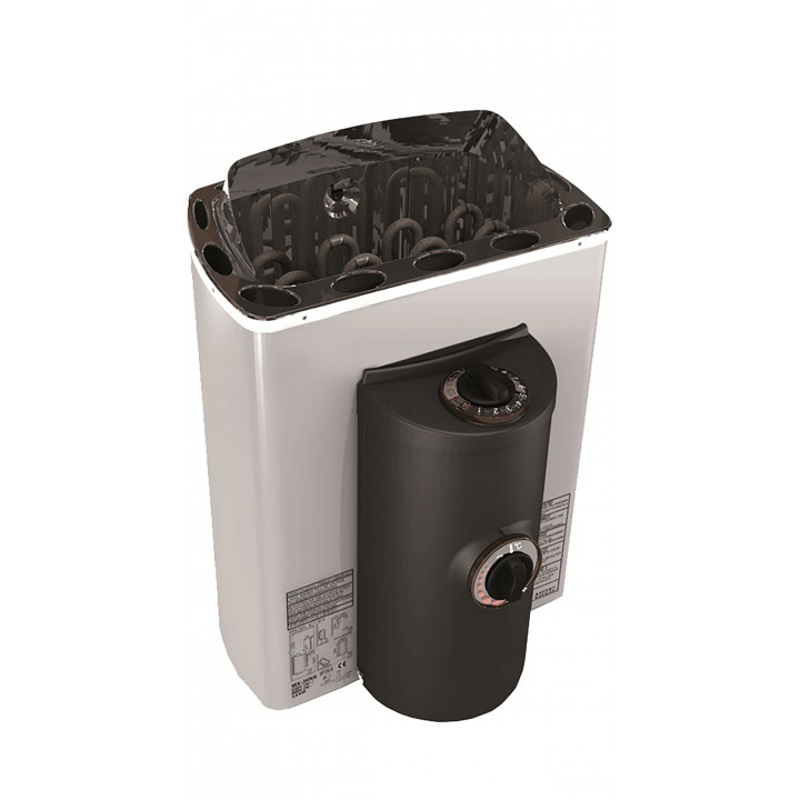 Electric sauna heater - SAWOTEC MINI X Corner, 2,3kW, with control unit