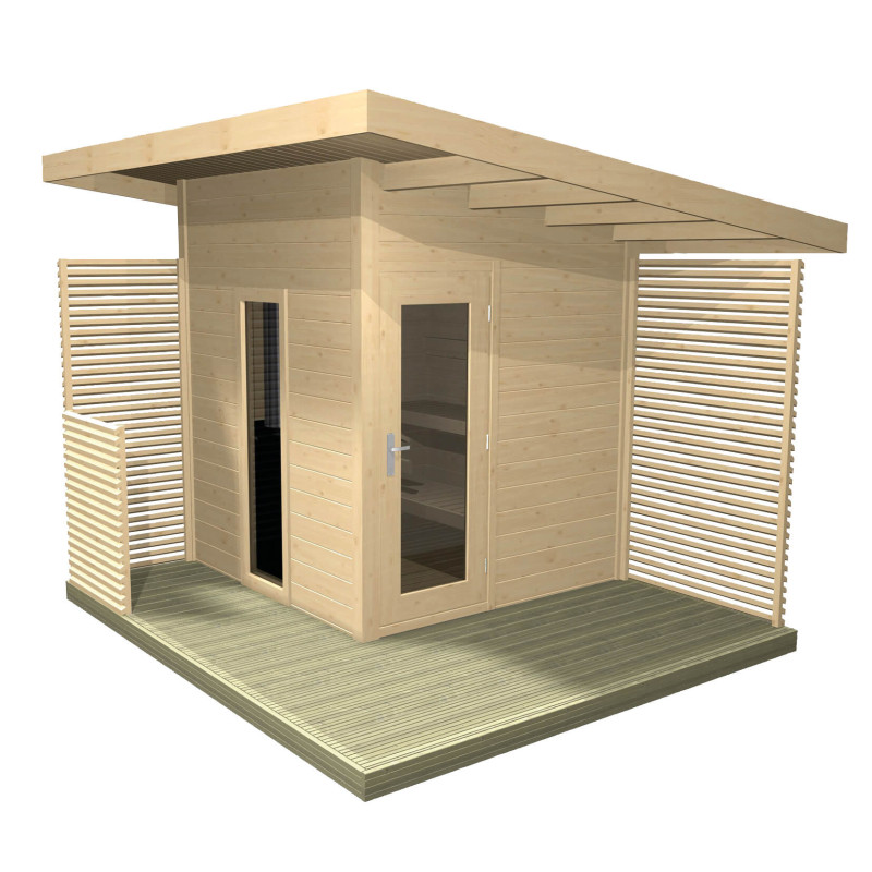HARVIA Solide Compact outdoor sauna