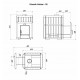 Woodburning sauna heater - NOVA KLASSIK 26 with network, glass doors
