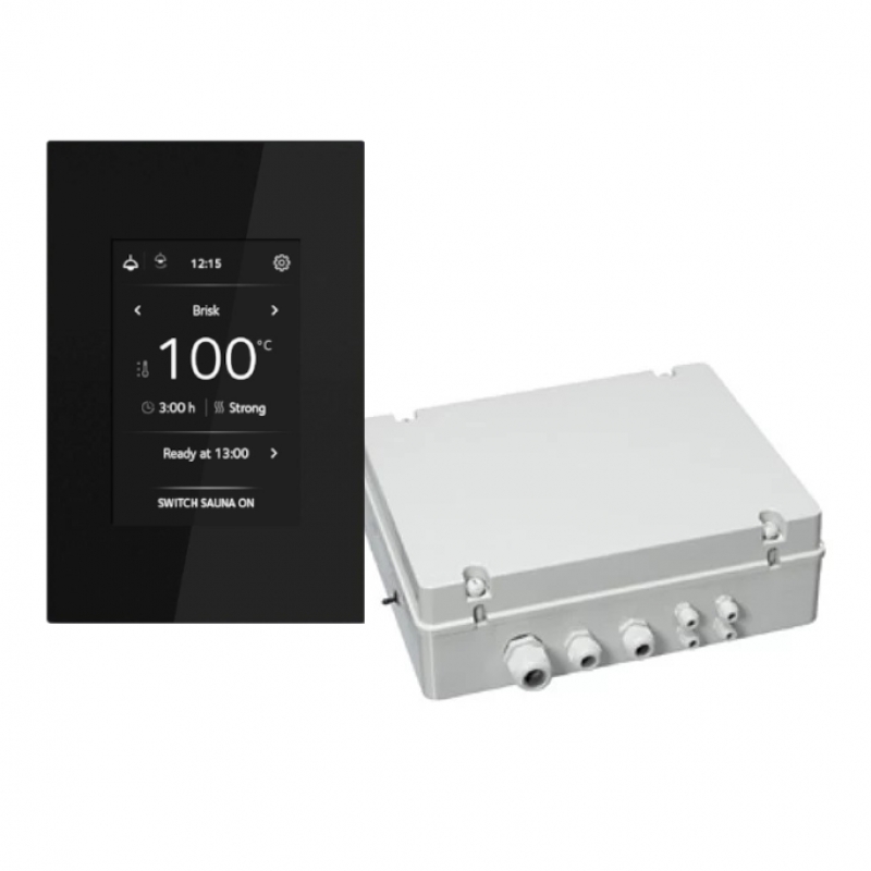 Electric sauna heater control panel - TULIKIVI with contactor box Electric sauna heater control panel - TULIKIVI with contactor box