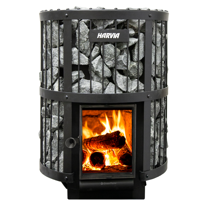 Woodburning sauna stove - HARVIA Legend 240 GreenFlame Woodburning sauna stove - HARVIA Legend 240 GreenFlame