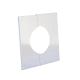 HARVIA lead-through flange, steel