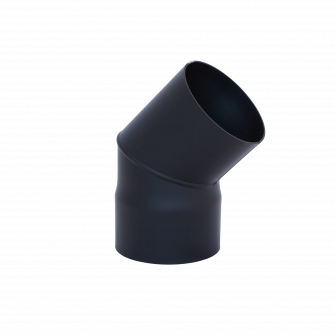 HARVIA elbow 45°, black