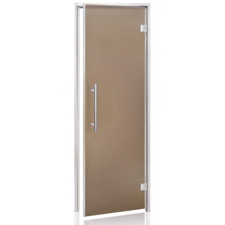 AD BENELUX glass doors for steam sauna, Matte glass