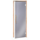 AD BENELUX glass sauna doors, 70 x 200, Alder, Grey