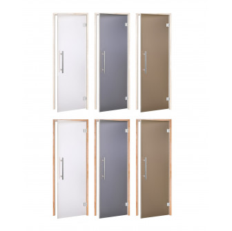 AD BENELUX glass sauna doors, Matte glass