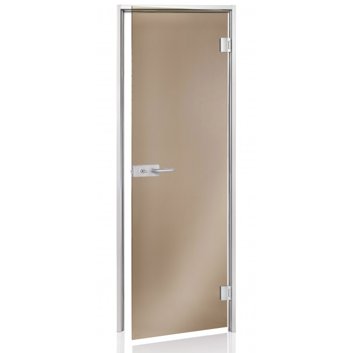 AD DORADO glass sauna doors, 70 x 200, Bronze