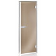 AD DORADO glass sauna doors, 70 x 200, Bronze