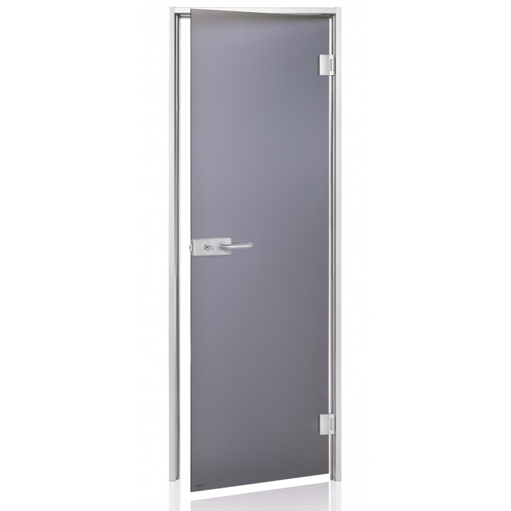 AD DORADO glass sauna doors, Matte glass, 80 x 210, Matte gray