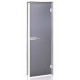 AD DORADO glass sauna doors, Matte glass, 80 x 210, Matte gray