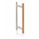 AD Door handle for glass doors AU Mini Premium, wood and steel