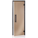 AD glass sauna door, Black frame - 3 AD glass sauna door, Black frame - 3