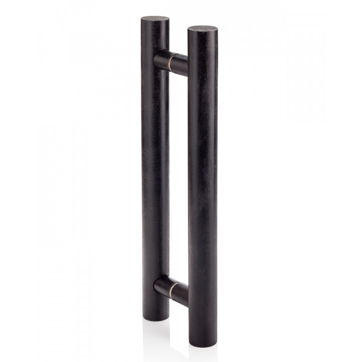 AD glass sauna door, Black frame