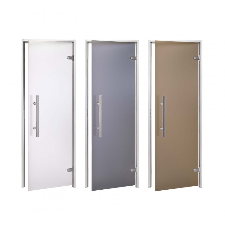 AD LIGHT glass doors for steam sauna, Matte glass
