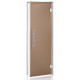 AD LUX glass doors for steam sauna, Matte glass, 70 x 200, Bronze Matte