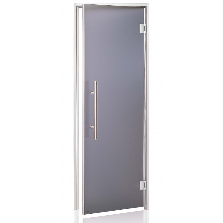 AD LUX glass doors for steam sauna, Matte glass, 70 x 190, Matte gray