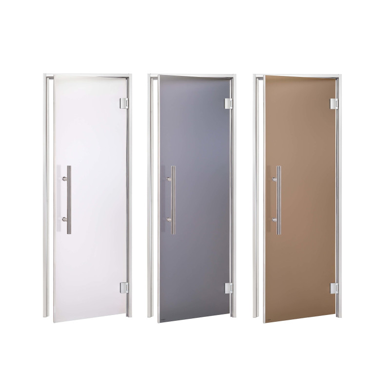 AD LUX glass doors for steam sauna, Matte glass