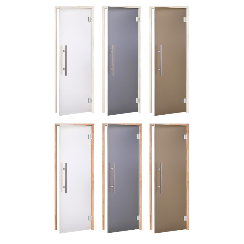 AD LUX glass sauna doors, Matte glass AD LUX glass sauna doors, Matte glass