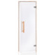 AD NATURAL glass sauna doors, 70 x 200, Aspen, Transparent