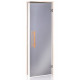 AD NATURAL glass sauna doors, 80 x 210, Aspen, Grey