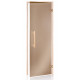 AD NATURAL glass sauna doors, 70 x 190, Aspen, Bronze
