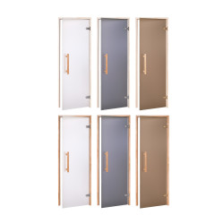 AD NATURAL glass sauna doors, Matte glass  AD NATURAL glass sauna doors, Matte glass