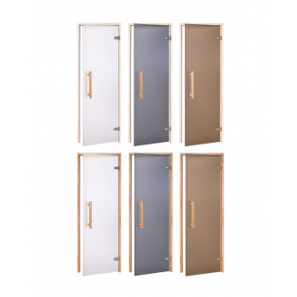 AD NATURAL glass sauna doors, Matte glass