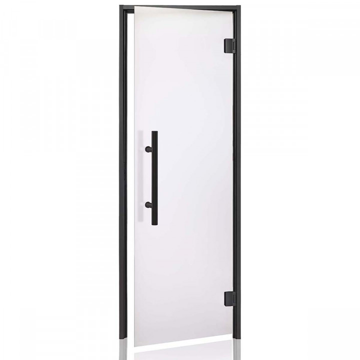 AD PREMIUM glass doors for steam sauna, Matte glass, 90 x 200, Matte clear