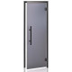 AD PREMIUM glass doors for steam sauna, Matte glass, 90 x 190, Matte gray